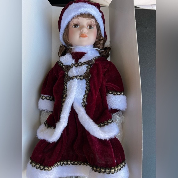 Other - Porcelain Christmas Doll